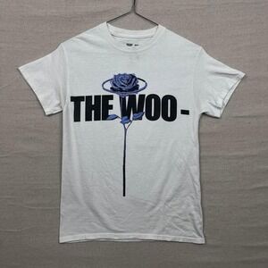 Vlone x Pop‎ Smoke The Woo- White Graphic Tee Shirt